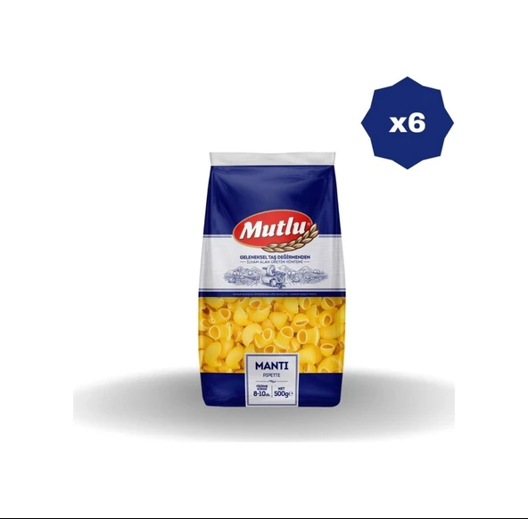 Mantı Makarna 500 Gr X 6 Adet ürün görseli 1