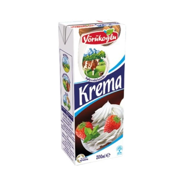 Yörükoğlu Çırpma Krema 200 Ml ürün görseli 1