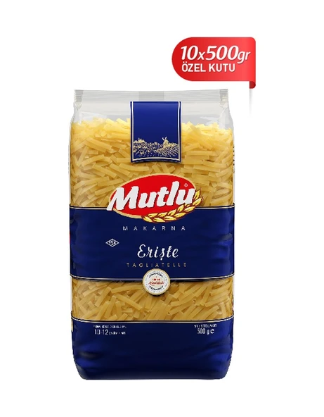 Mutlu Makarna Erişte 10 x 500 G ürün görseli 1