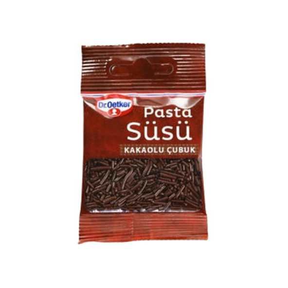 Dr. Oetker Dekor Pasta Süsü Kakaolu Çubuk 10 Gr ürün görseli 1