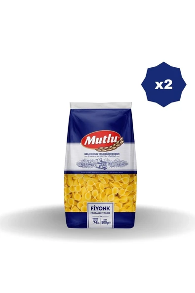 Mutlu FİYONK MAKARNA 500 GR X 2 ADET ürün görseli 1