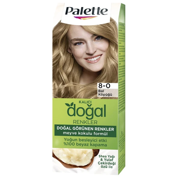 Palette Saç Boyası Kalıcı Bal Köpüğü Doğal Renkler 8-0 50 Ml ürün görseli 1
