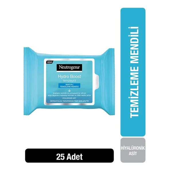 Neutrogena Hydro Boost Makyaj Temizleme Mendili 25'li ürün görseli 1