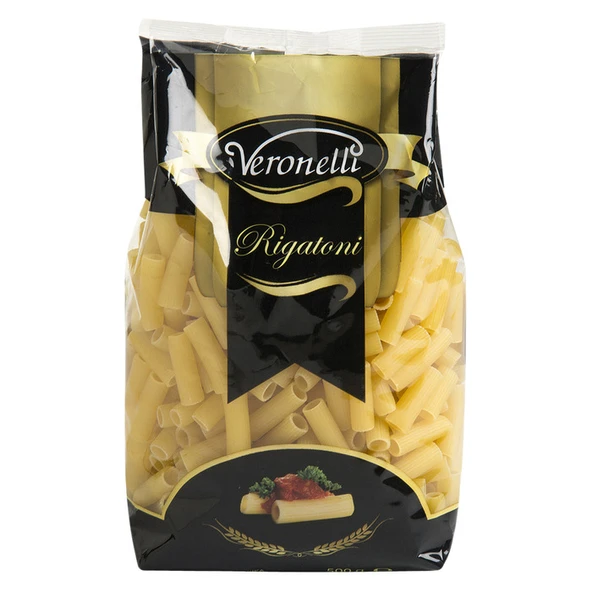 Veronelli Rigatoni Makarna 500 gr ürün görseli 1