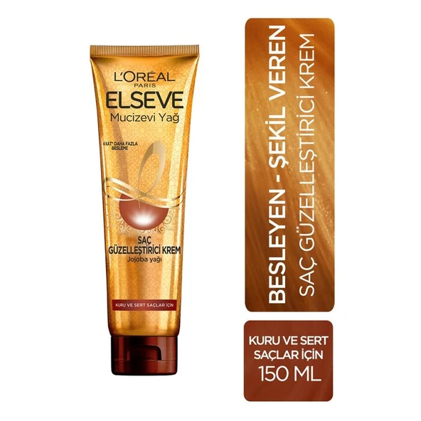 Elseve Mucizevi Yağ Saç Güzelleştirici Krem 150 Ml ürün görseli 1