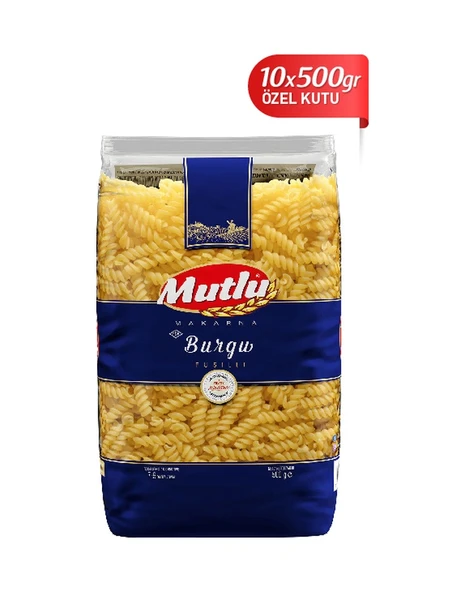 Mutlu Burgu Makarna 10 x 500 G ürün görseli 1
