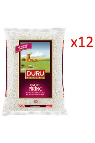 Duru Baldo Pirinç 1 Kg X 12 Adet ürün görseli 1