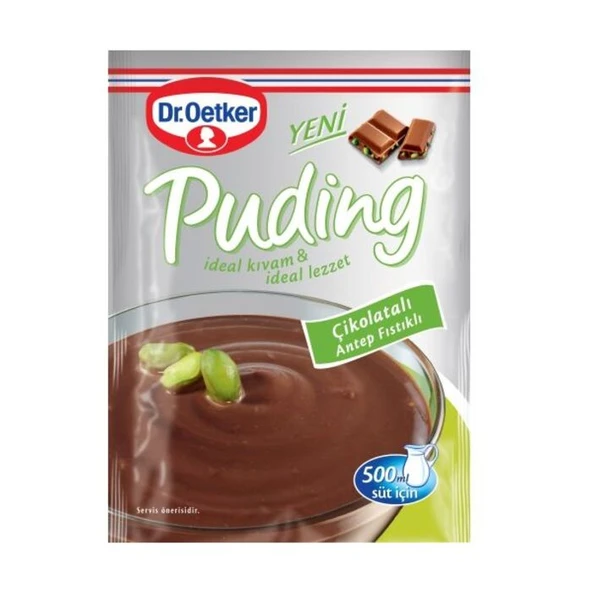 Dr. Oetker Puding Çikolatalı Antep Fıstıklı 100 Gr ürün görseli 1