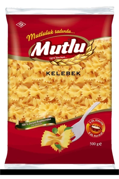 Mutlu Makarna Kelebek 500 G ürün görseli 1
