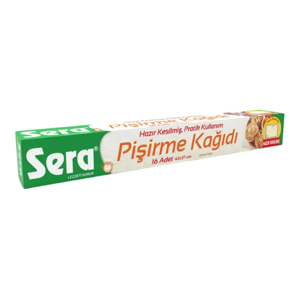 Sera Pişirme Kağıdı Yağlı Hazır Kesilmiş 16 Adet ürün görseli 1