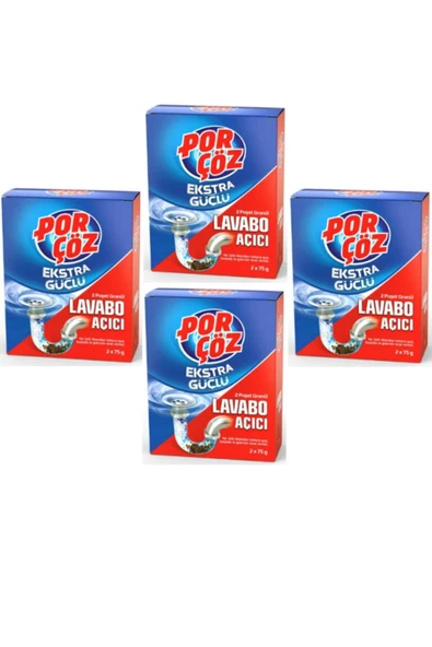 Porçöz Granül Lavabo Açıcı X 4 Adet ürün görseli 1