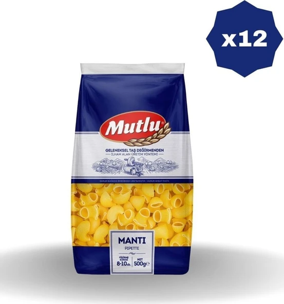Mantı Makarna 500 Gr X 12 Adet ürün görseli 1