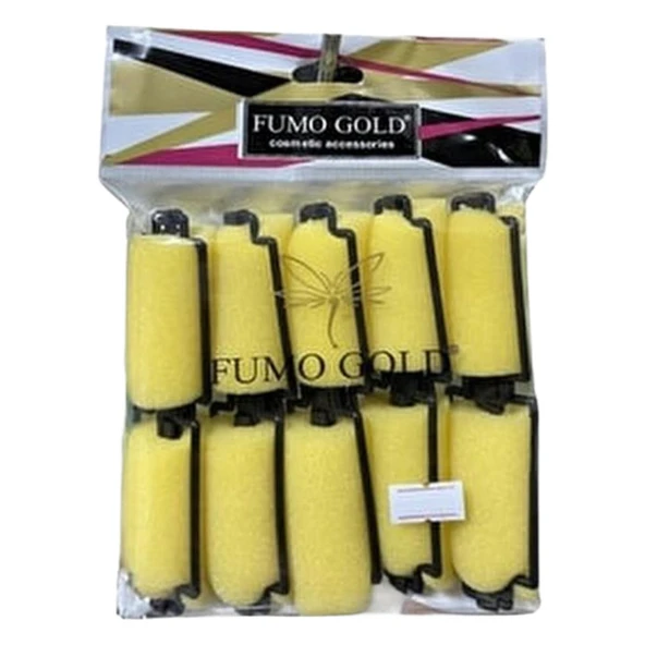 Fumo Gold Saç Şekillendirici Sünger Bigudi 10'lu ürün görseli 1