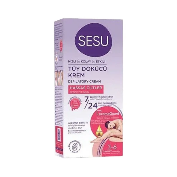 Sesu Tüy Dökücü Krem Hassas Ciltler İçin 40 Ml ürün görseli 1
