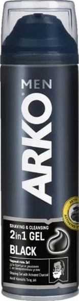 Arko Men Black Aktif Kömürlü Tıraş Jeli 3 x 200 ML ürün görseli 1