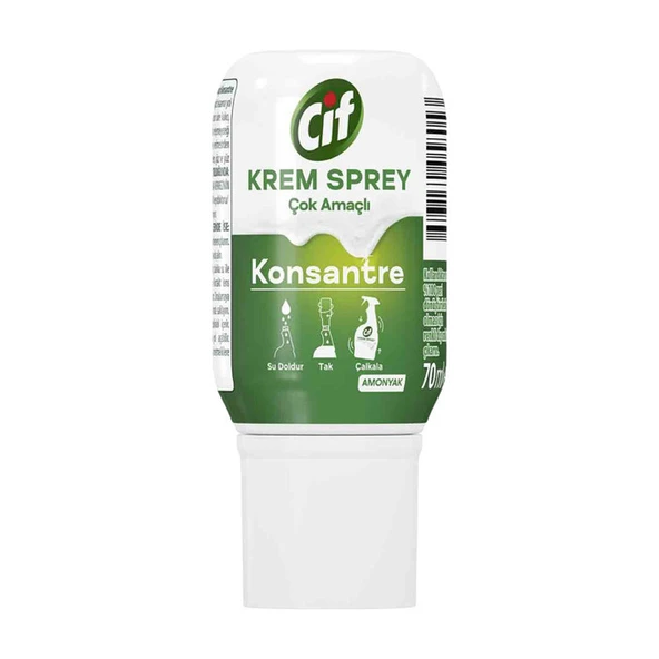 Cif Krem Sprey Çok Amaçlı Konsantre Amonyak 70 Ml ürün görseli 1