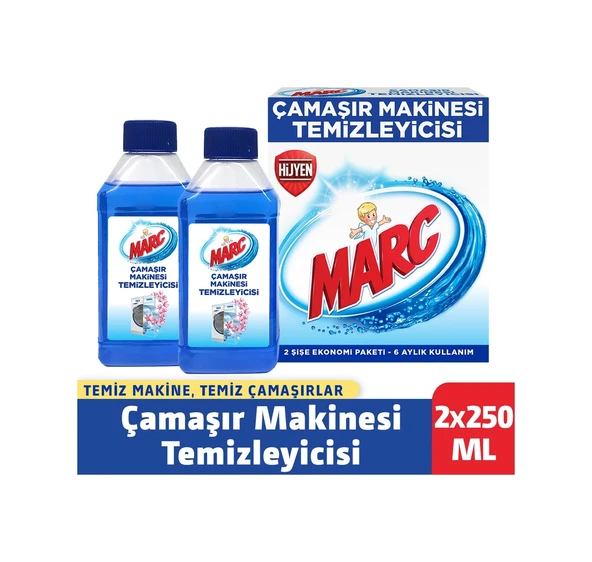 Marc Çamaşır Makinesi Temizleyici 4 Adet x 250 Ml. ürün görseli 1