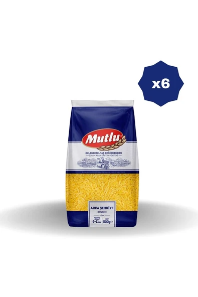 Mutlu ARPA ŞEHRİYE 500 GR X 6 ADET ürün görseli 1