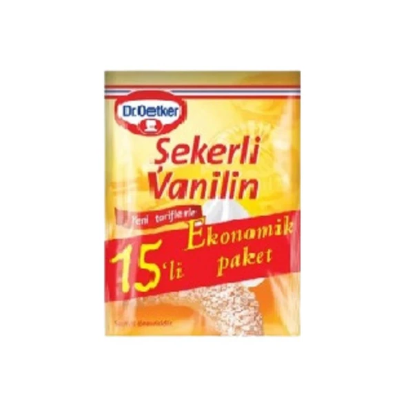 Dr. Oetker Vanilin Şekerli 75 Gr 15'li ürün görseli 1