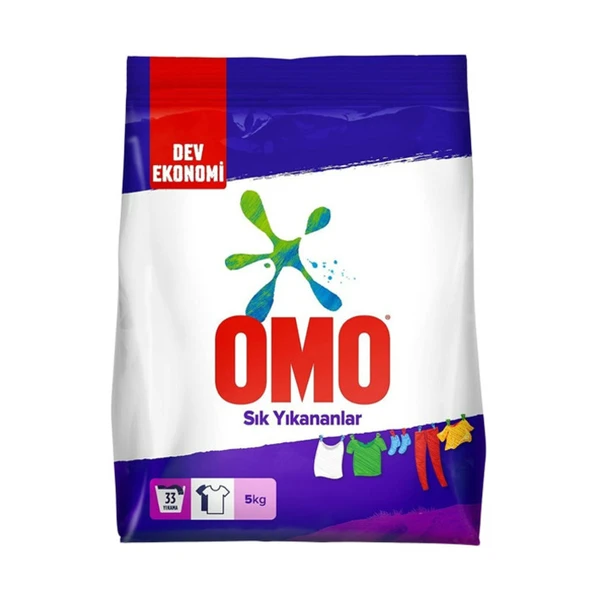 Omo Matik Toz Deterjan Sık Yıkananlar 5 Kg ürün görseli 1