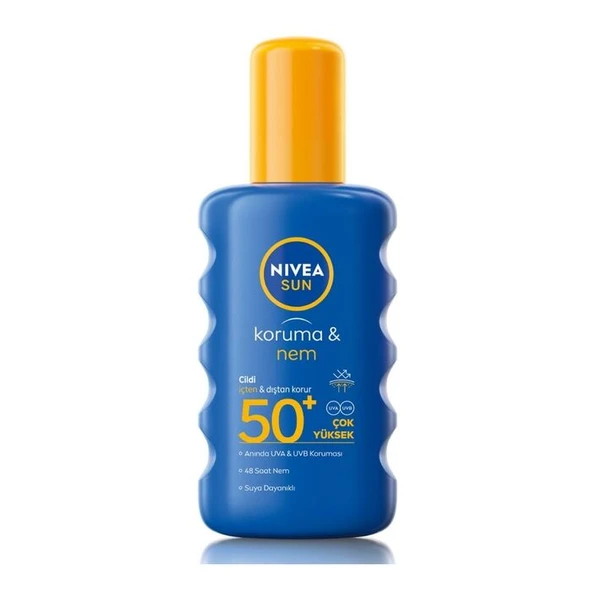 NIVEA Sun Koruma & Nem Güneş Kremi Spf50 200 Ml ürün görseli 1