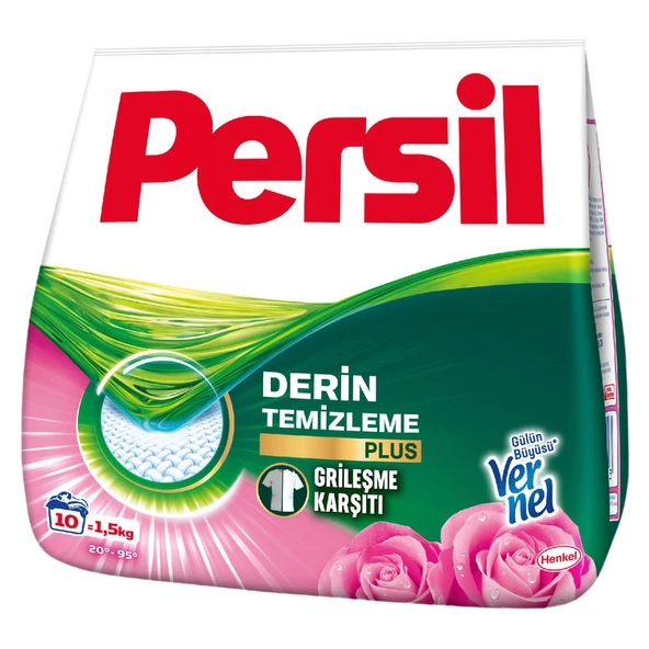 Persil Toz Çamaşır Deterjanı Gülün Büyüsü Grileşme Karşıtı 1,5 Kg ürün görseli 1