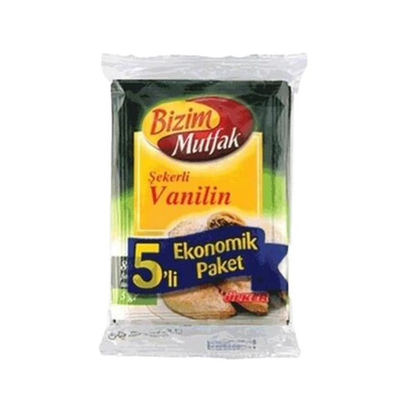 Bizim Vanilin Şekerli 5'li 25 Gr ürün görseli 1