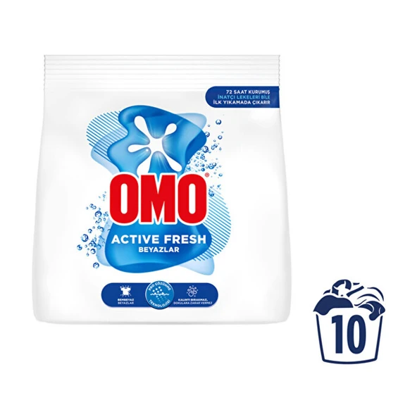 Omo Toz Çamaşır Deterjanı Active Fresh 1.5 Kg ürün görseli 1