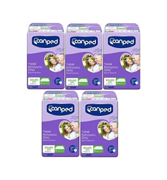 Canped Yatak Koruyucu 60 x 90 CM 10'lu 5 Paket ürün görseli 1