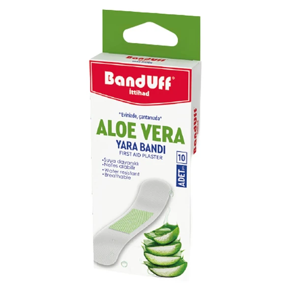 Banduff Yara Bandı Aloe Vera 10'lu ürün görseli 1