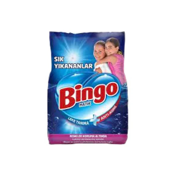 Bingo Çamaşır Deterjanı Matik Toz Sık Yıkananlar Renkli Ve Beyaz 9 Kg ürün görseli 1
