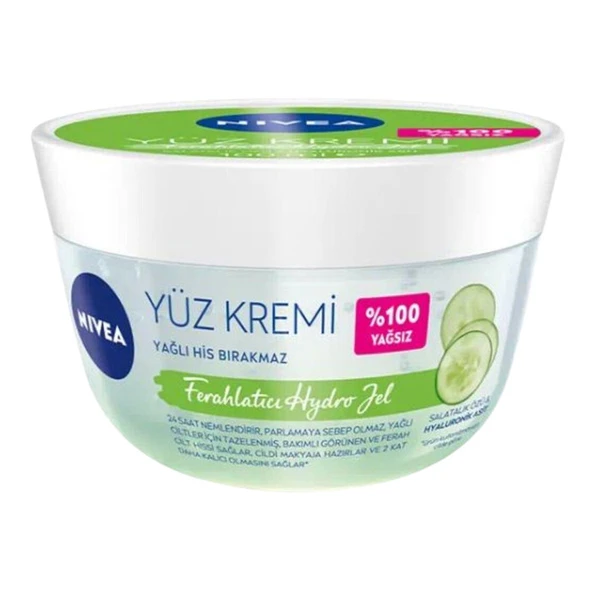 NIVEA Yüz Kremi Ferahlatıcı Hydro Jel 100 Ml ürün görseli 1