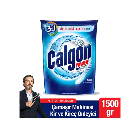 Calgon Çamaşır Makinesi Kireç Önleyici Toz Deterjan 1500 G ürün görseli 1