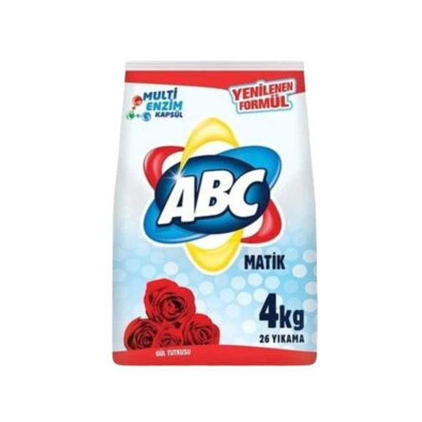 ABC Matik Gül Tutkusu Toz Çamaşir Deterjani 4 Kg ürün görseli 1