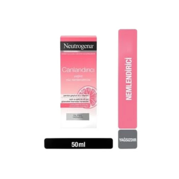 Neutrogena Nemlendirici Pembe Greyfurt Yağsız 50 Ml ürün görseli 1