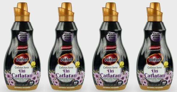 Vatan Elti Çatlatan Konsantre Yumuşatıcı 60 Yıkama 4 x 1440 ML ürün görseli 1