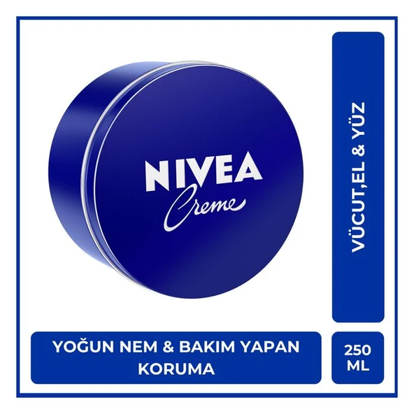 NIVEA Creme Nemlendirici Krem 250 Ml Bakım Yapan Koruma Tüm Ciltler ürün görseli 1