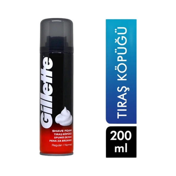 Gillette Tıraş Köpüğü Normal 200 Ml ürün görseli 1