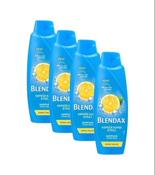Blendax Kepeğe Karşı Etkili Limon Özlü Şampuan  4 x 470 ML ürün görseli 1