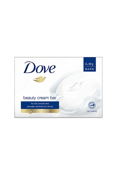 Dove Beauty Cream Bar Original Yumuşak Pürüzsüz Bir Cilt İçin Nemlendirici Krem 4x90 gr ürün görseli 1