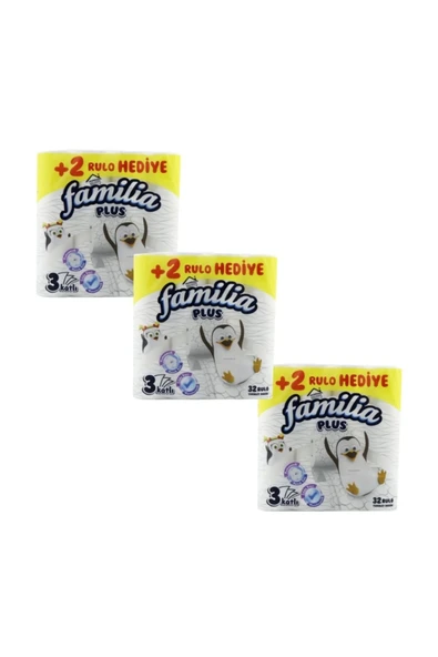 Familia Tuvalet Kagıdı 32 Li Plus Yeni X 3 Paket ürün görseli 1