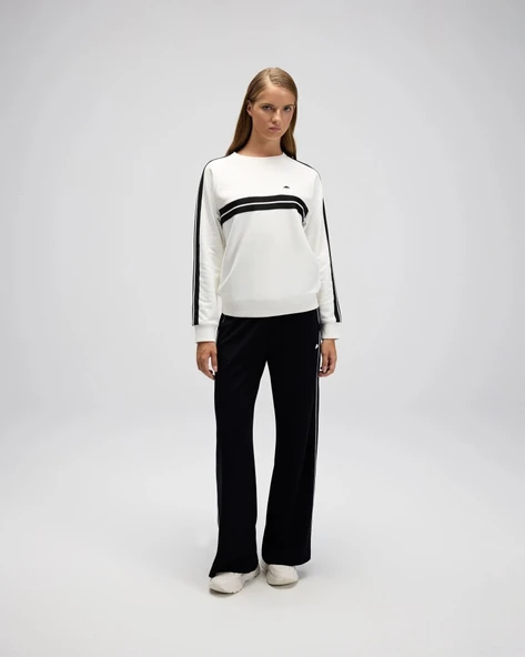 Ellesse EF536 Kadın Beyaz Sweat - Resim 2