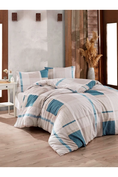 Kristal By Taç KRİSTAL RANFORCE NEVRESİM TAKIMI ÇİFT KİŞİLİK ürün görseli 1