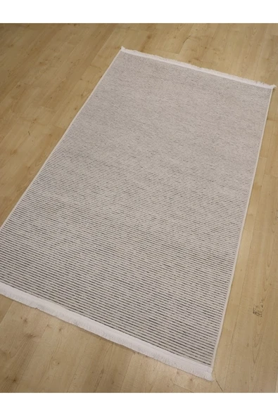 Halımarka Makroser Sultan 30 Ekru Viskon Dokulu Kilim 120x180 Cm ürün görseli 1