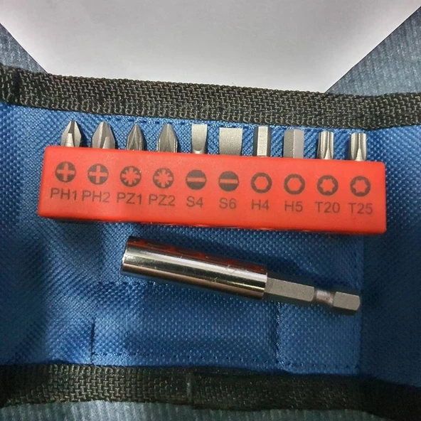 Bosch 11 Parça Vidalama Seti Mavi Seri (Profesyonel) - Resim 4