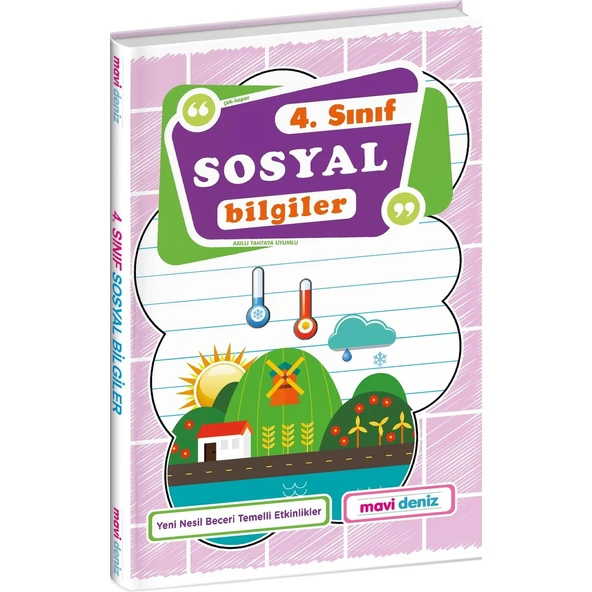 4. Sınıf Sosyal Bilgiler Mavi Deniz Yay. ürün görseli 1