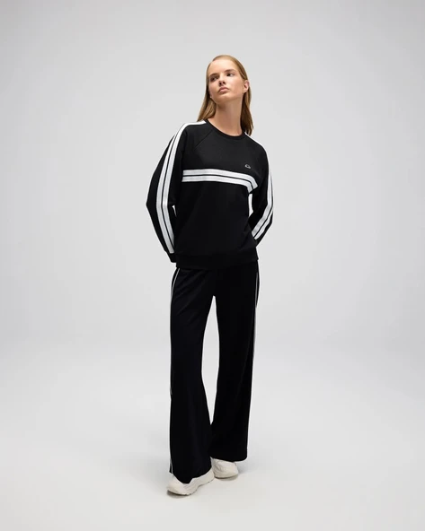 Ellesse EF536 Kadın Siyah Sweat - Resim 4