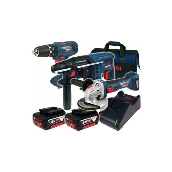 Bosch Gbh 180-LI Gsb 180-LI Gws 180-LI 2X5,0AH ürün görseli 1