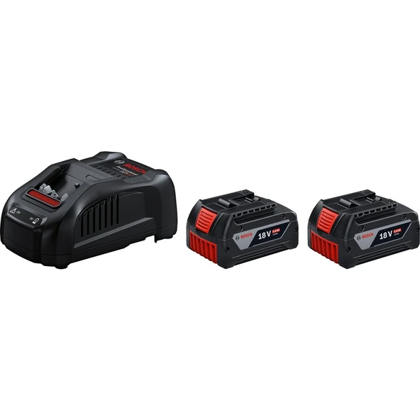 Bosch 18V Başlangıç seti 2x5.0 Ah + GAL 1880CV 1 600 A00 B8J ürün görseli 1