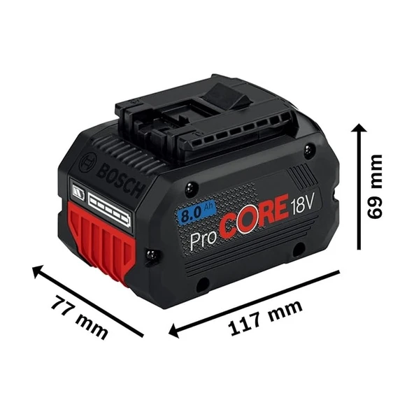 Bosch Professional ProCORE 18V 8.0Ah Akü - Resim 3